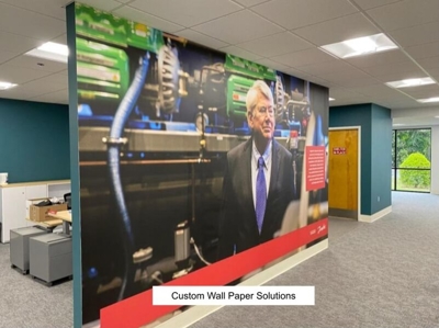 <b>Custom Wallpaper Solutions & Custom Vinyl Graphics</b> Photo